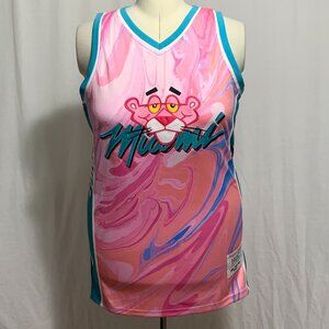 Headgear Classics Basketball Jersey The Pink Panther Miami Marble Mens 2XL XXL